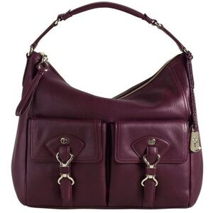 NWT COLE HAAN Avery Small Hobo Leather Bag Oxblood Ludlow St & Dust Bag #B33811